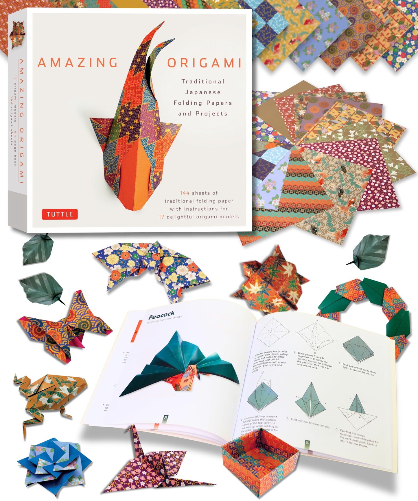 Amazing Origami Kit: Traditional Japanese Folding Papers and