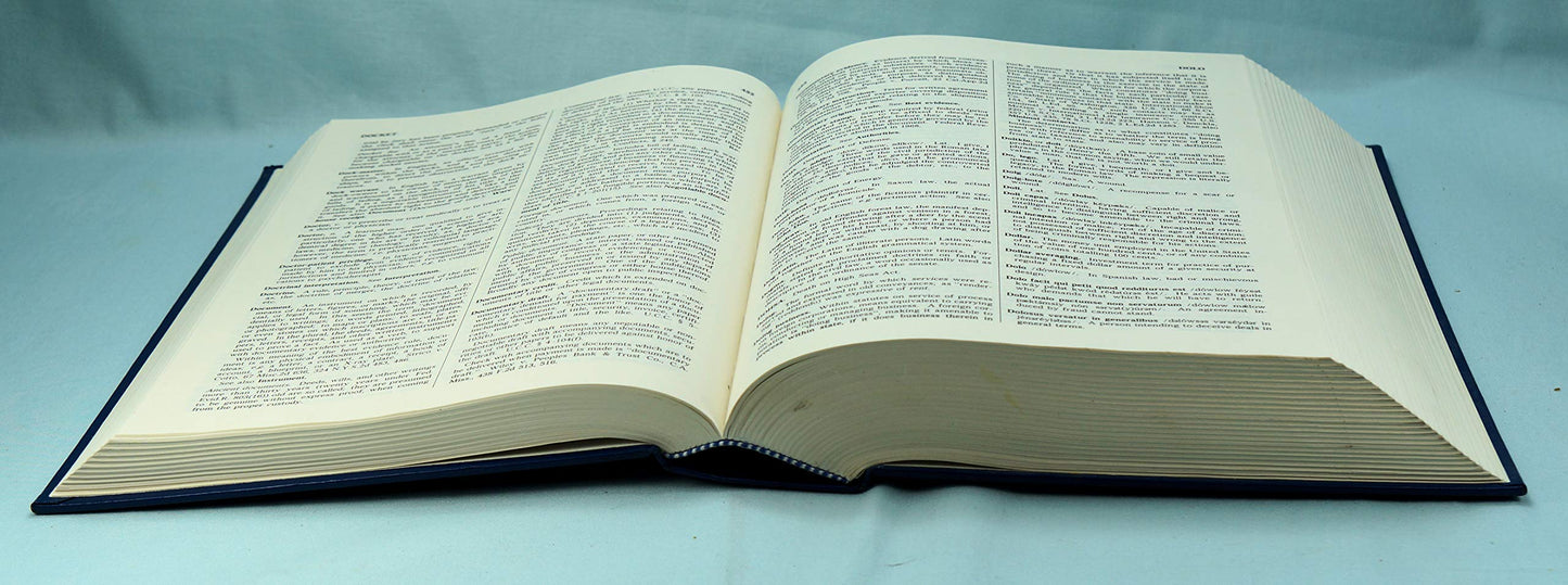 Black's Law Dictionary: Definitions of the Terms and Phrases