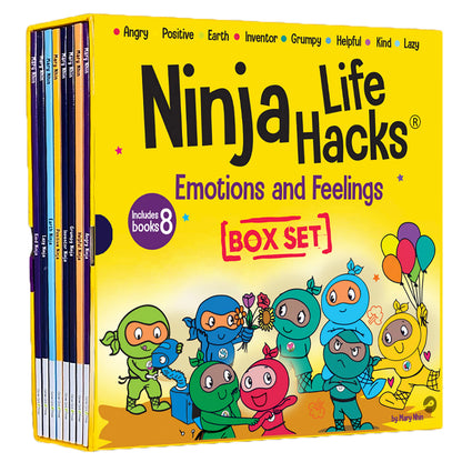 Ninja Life Hacks Emotions and Feelings 8 Book Box Set (Books