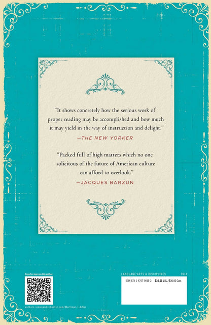 How to Read a Book by Adler, Mortimer Jerome