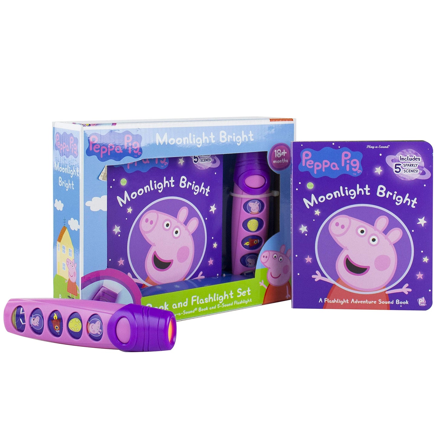 Peppa Pig - Moonlight Bright Sound Book and Sound Flashlight
