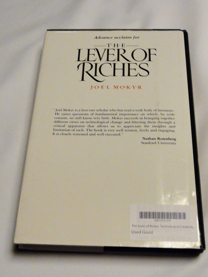 The Lever of Riches: Technological Creativity and Economic P