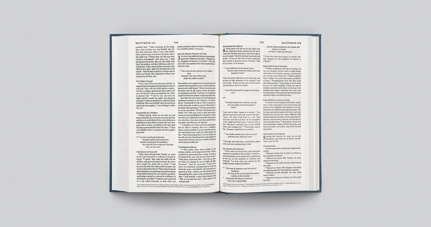 ESV Church Bible (Hardcover, Blue) by ESV Bibles