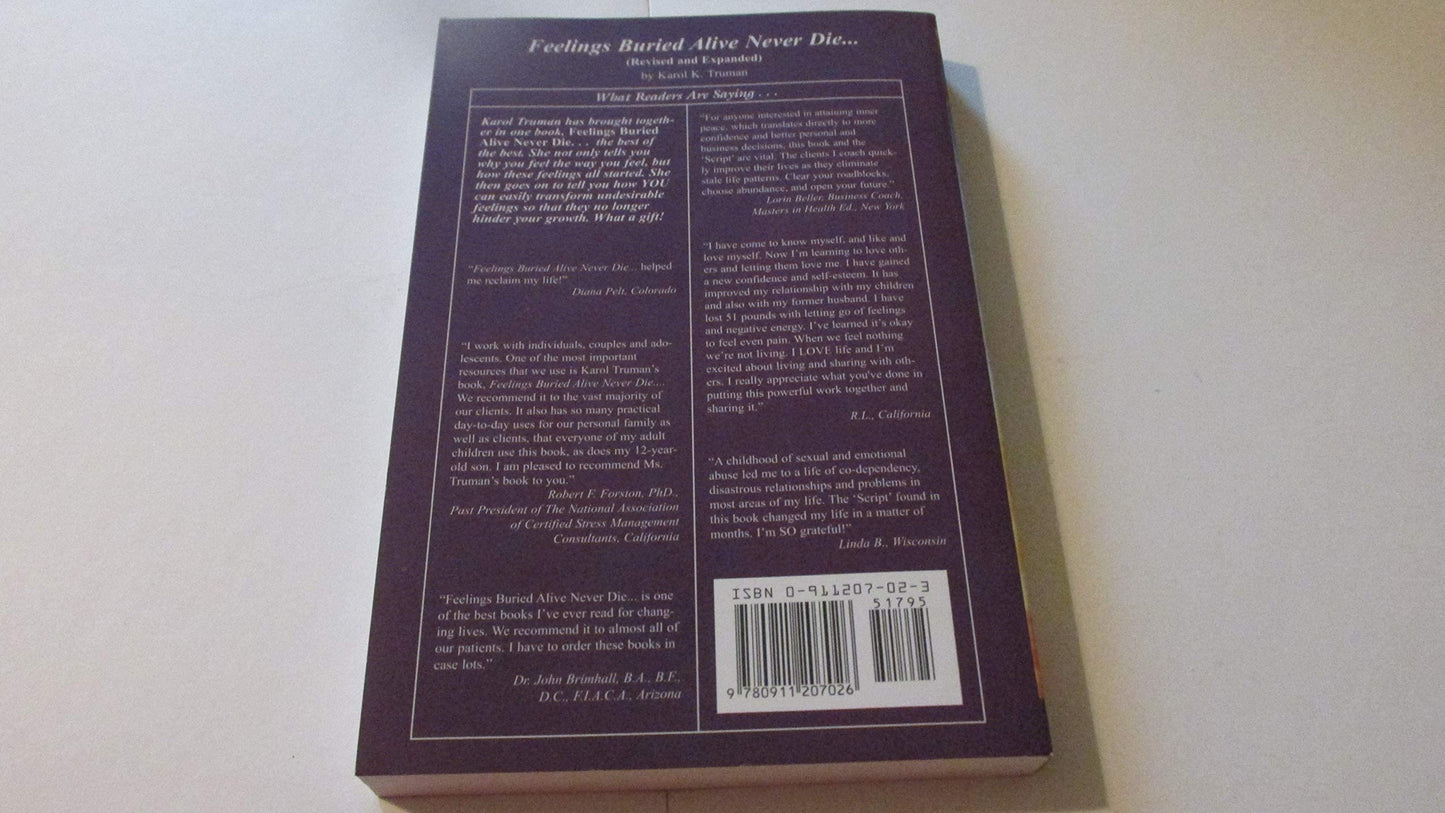 Feelings Buried Alive Never Die by Truman, Karol K.