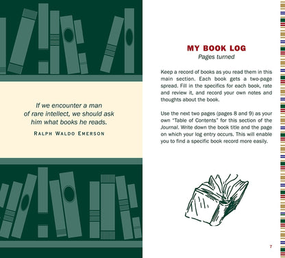 The Book Lover's Journal (Reading Journal, Book Journal, Org