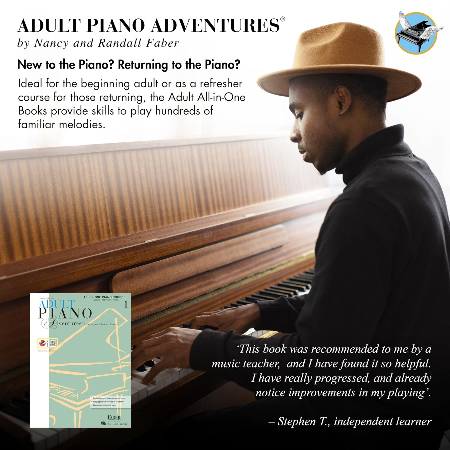 Adult Piano Adventures All-in-One Lesson Book 1 by Faber, Na