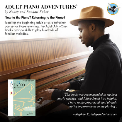 Adult Piano Adventures All-in-One Lesson Book 1 by Faber, Na