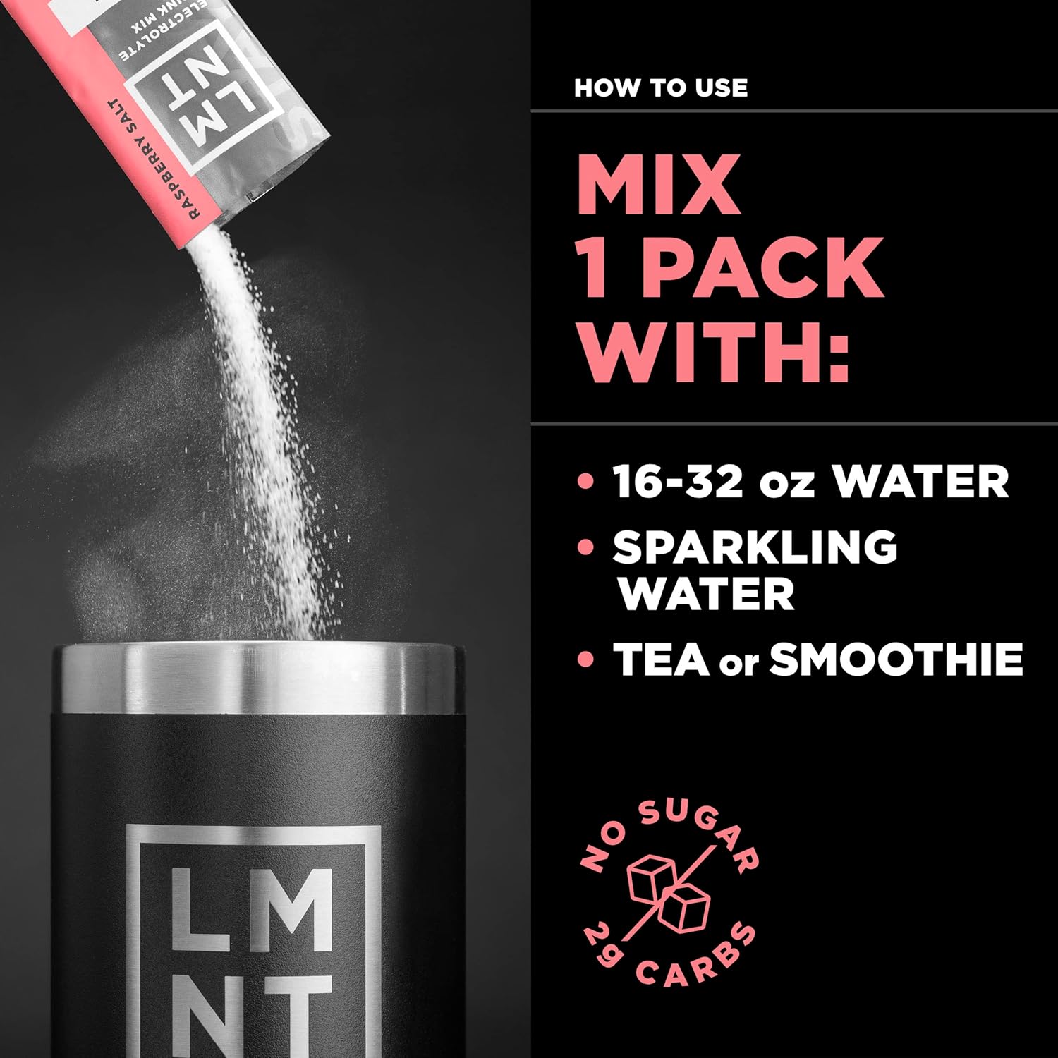 LMNT – Electrolytes – Raspberry Salt – 30 Pack – Ships Free Within Canada on Orders Above CAD $199-4