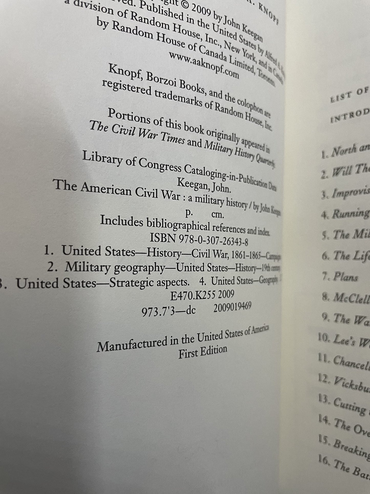 The American Civil War: A Military History by Keegan, John