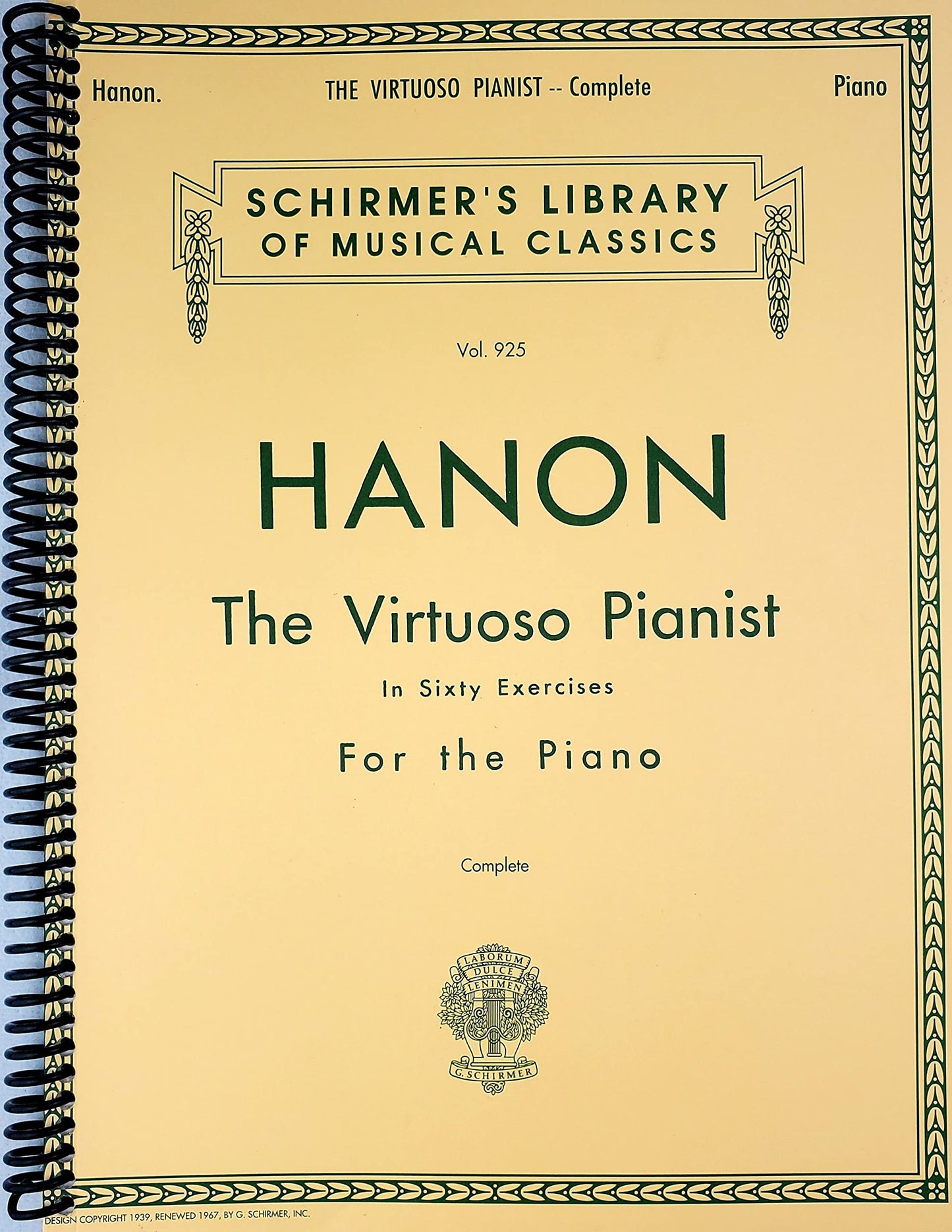 Hanon: The Virtuoso Pianist in Sixty Exercises, Complete (Sc