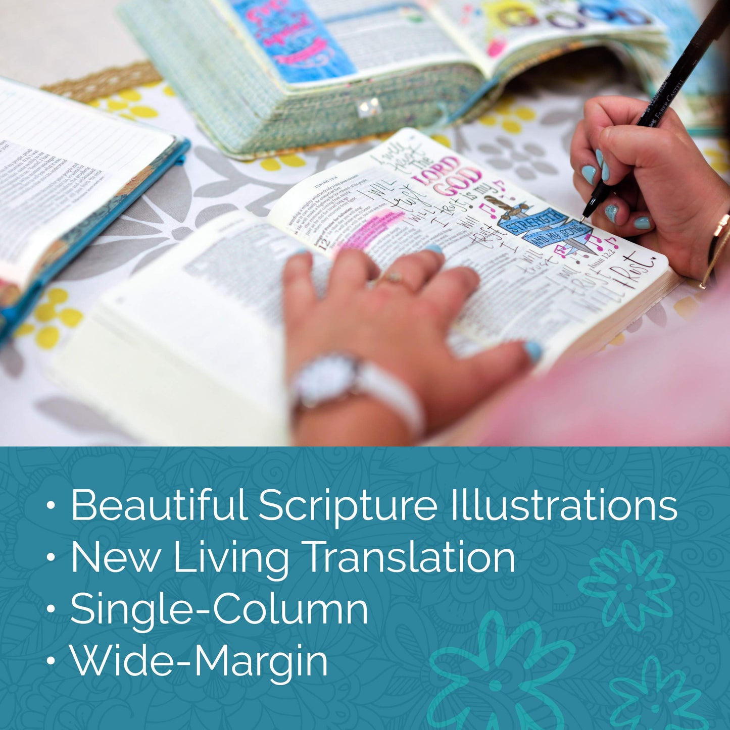 Tyndale NLT Inspire Bible, The Bible for Creative Journaling