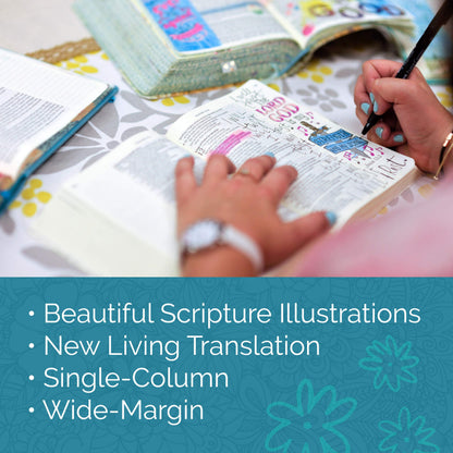 Tyndale NLT Inspire Bible, The Bible for Creative Journaling