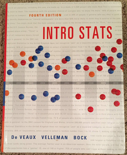 Intro Stats (4th Edition) by De Veaux, Richard D.