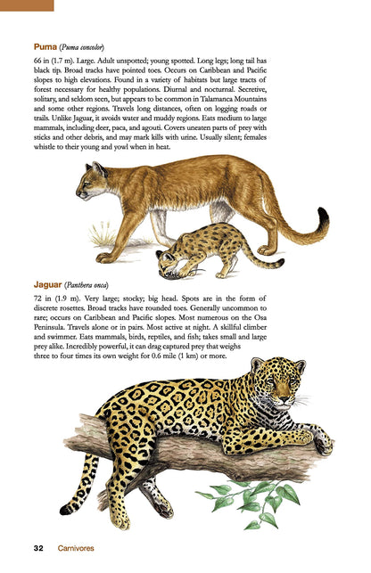 The Wildlife of Costa Rica: A Field Guide (Zona Tropical Pub
