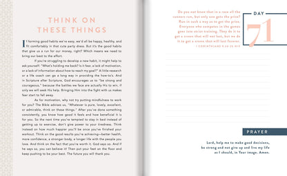 100 Days of Joy and Strength: A Devotional Journal by Candac