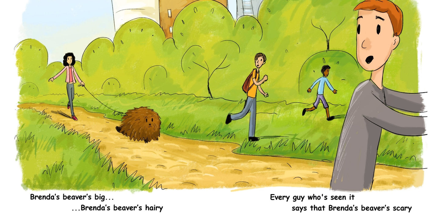 Brendas Beaver Needs a Barber by Bimisi Tayanita
