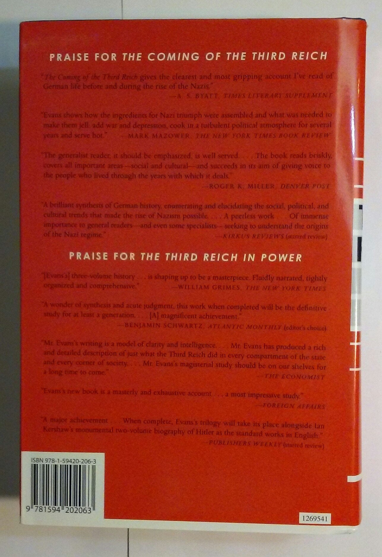 The Third Reich at War by Evans, Richard J.