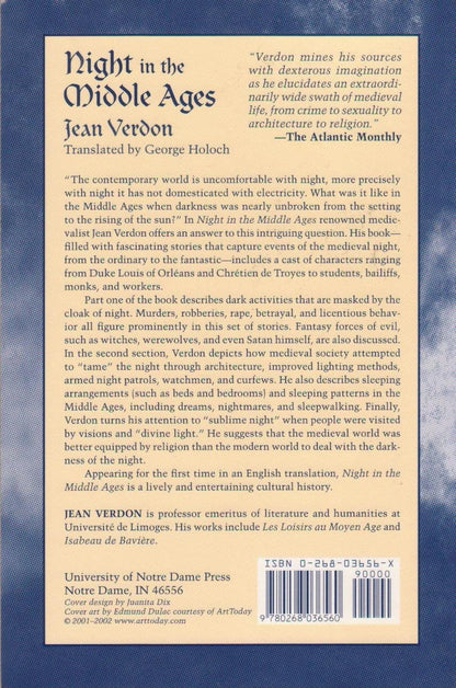 Night in the Middle Ages by Verdon, Jean