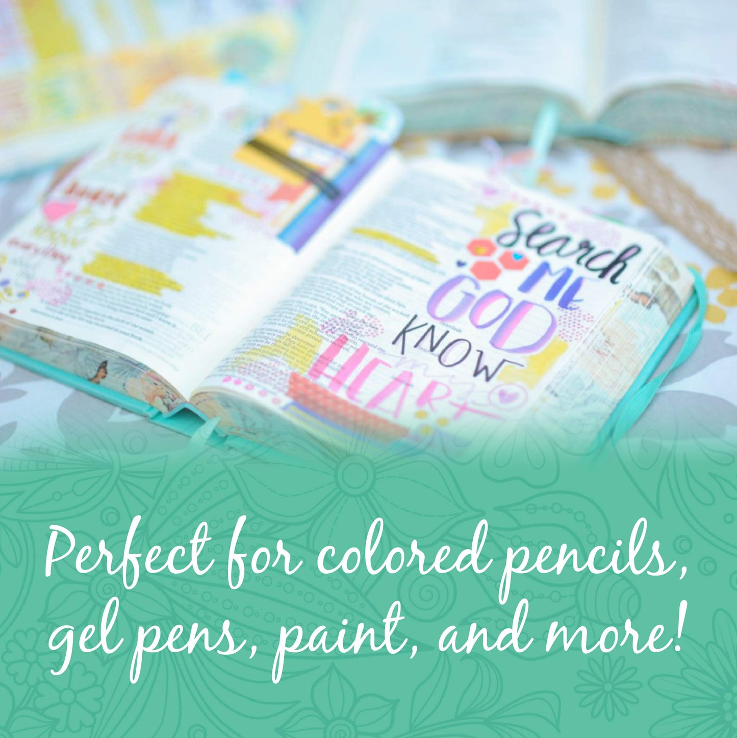 Tyndale NLT Inspire Bible, The Bible for Creative Journaling