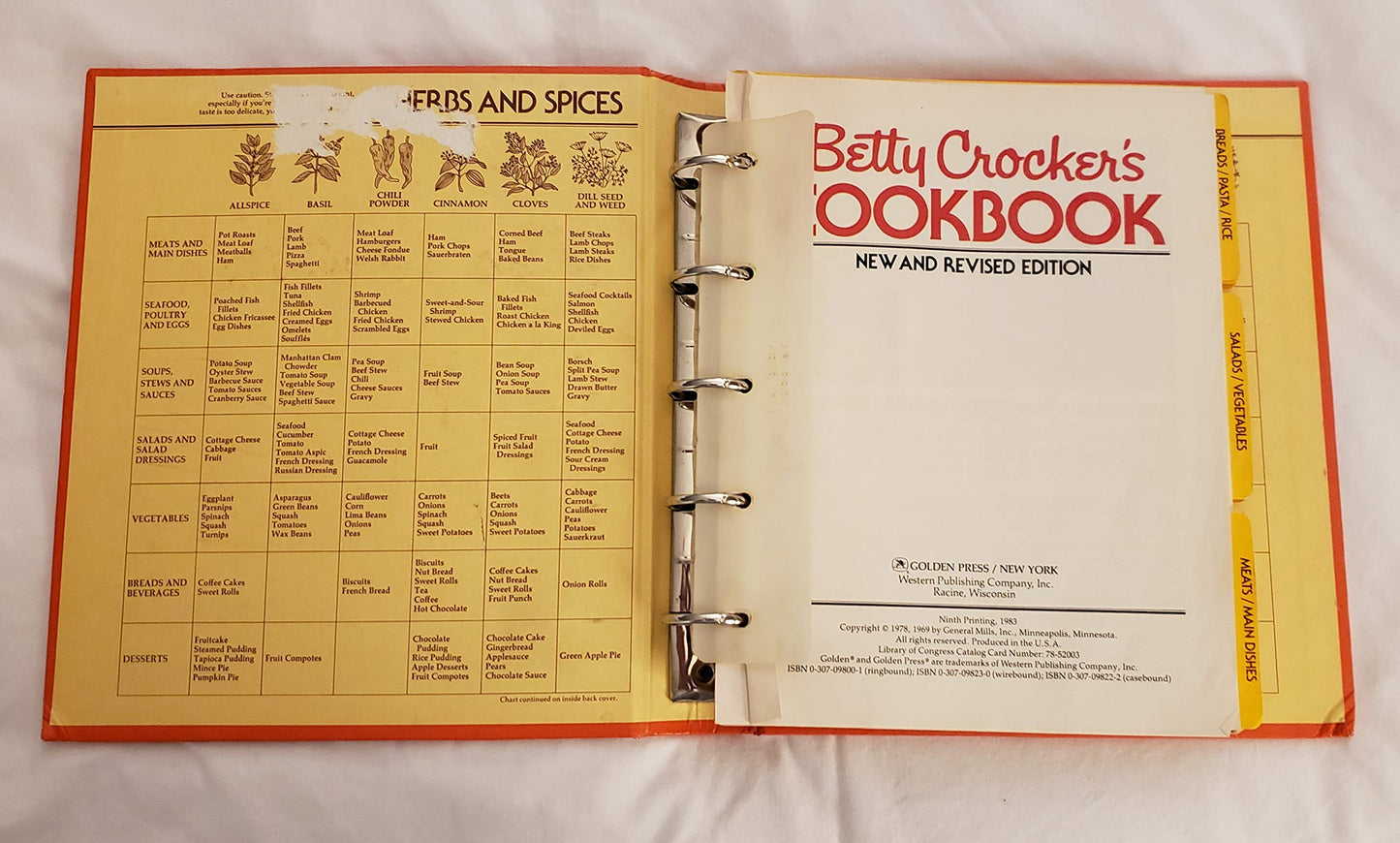 Betty Crocker's Cookbook: New and Revised Edition by Betty C