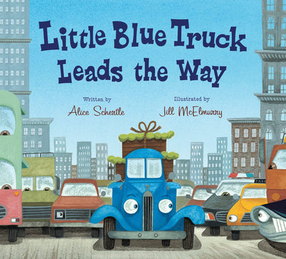 Little Blue Truck Leads the Way Board Book by Schertle, Alic