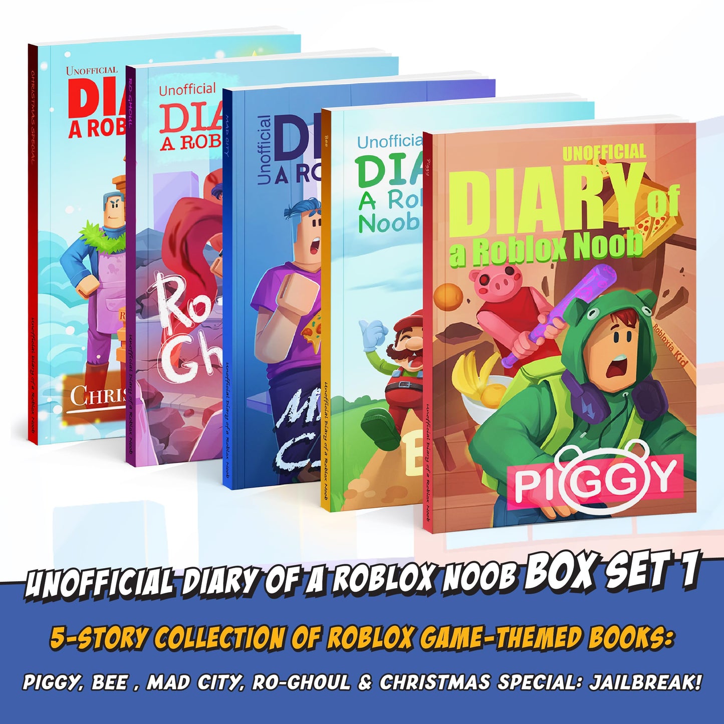 Diary of a Noob for Roblox: Boxed Set-1 by Robloxia Kid