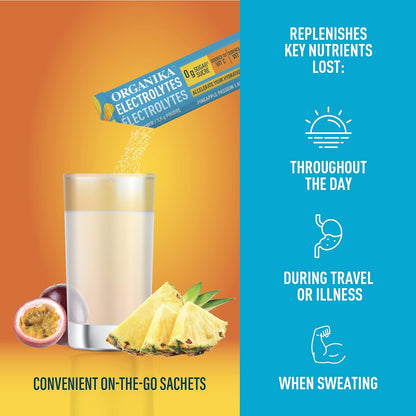 Organika – Electrolytes Powder Sachets – Variety Pack, 21 count – Ships Free Within Canada on Orders Above CAD $199-2