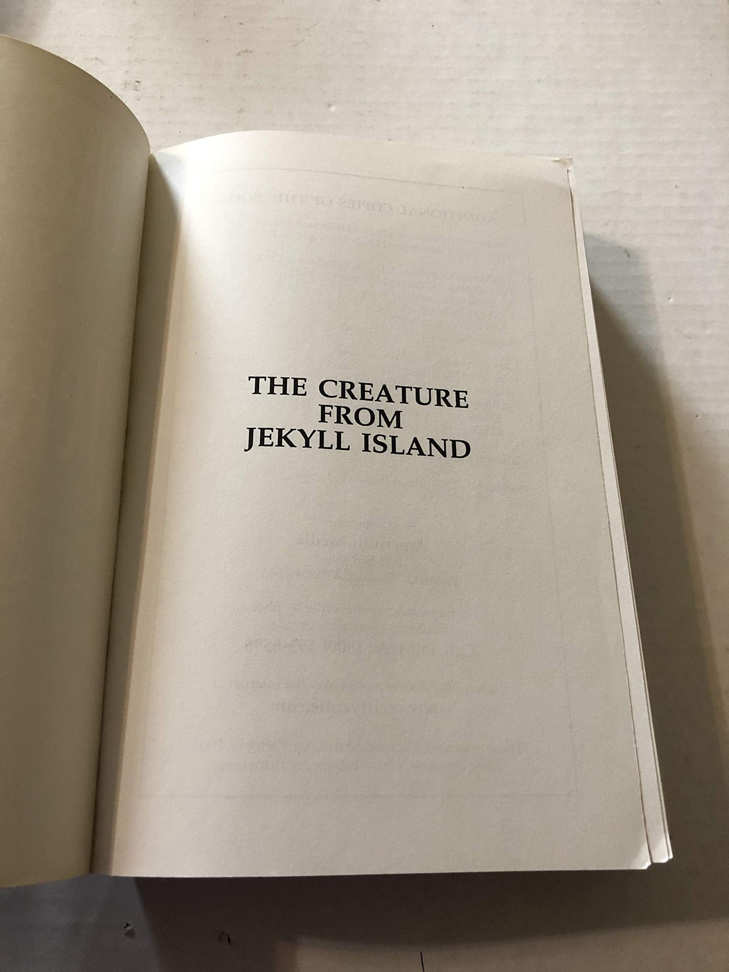 The Creature from Jekyll Island: A Second Look at the Federa