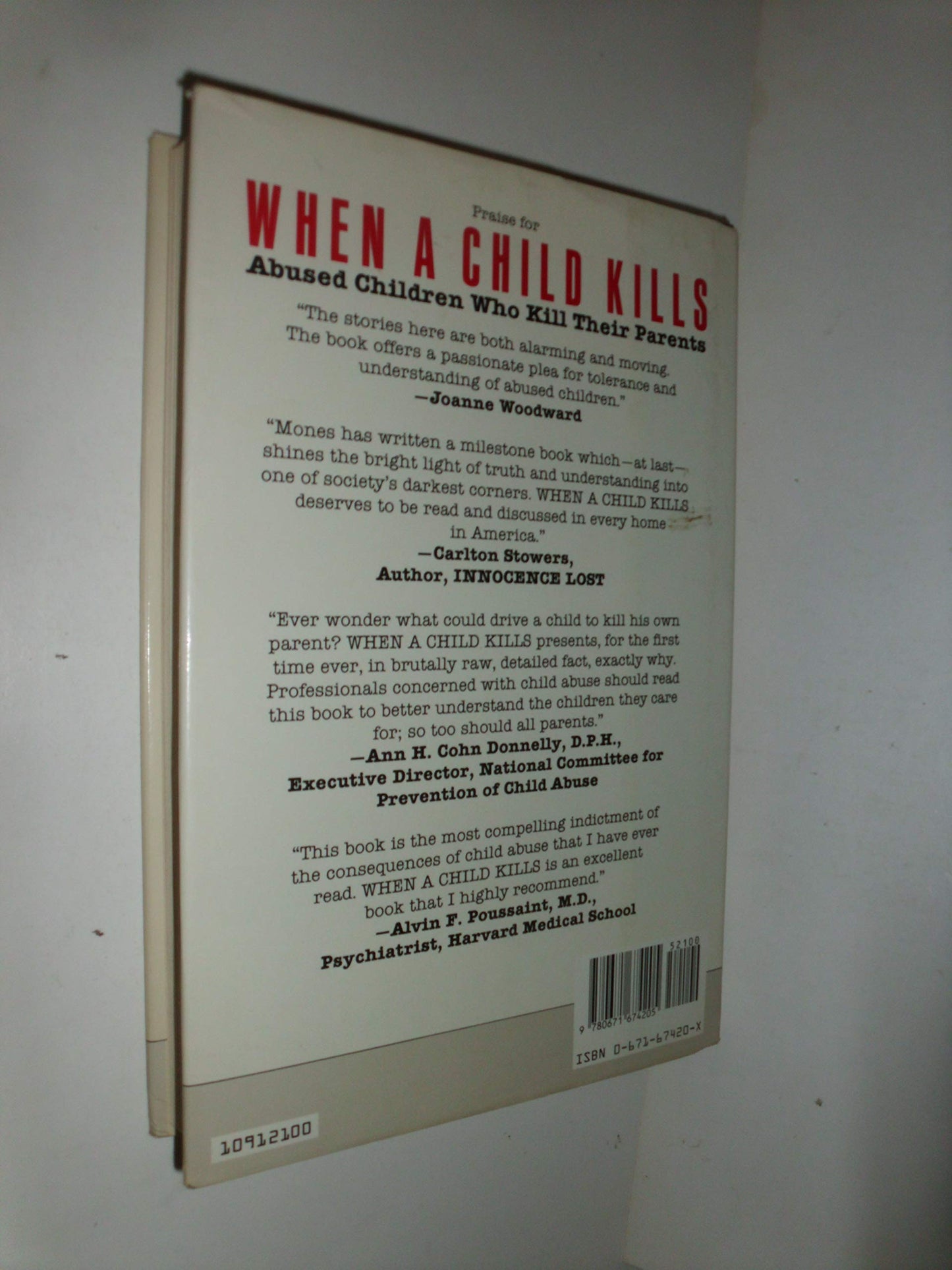 When a Child Kills: Abused Children Who Kill Their Parents b