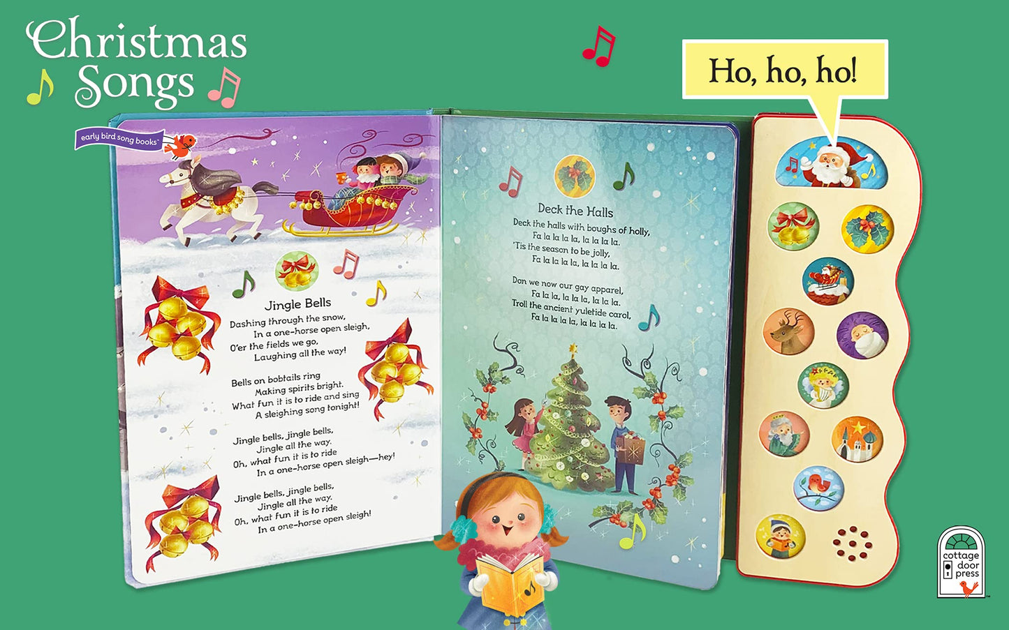 Christmas Songs: Interactive Children's Sound Book (10 Butto