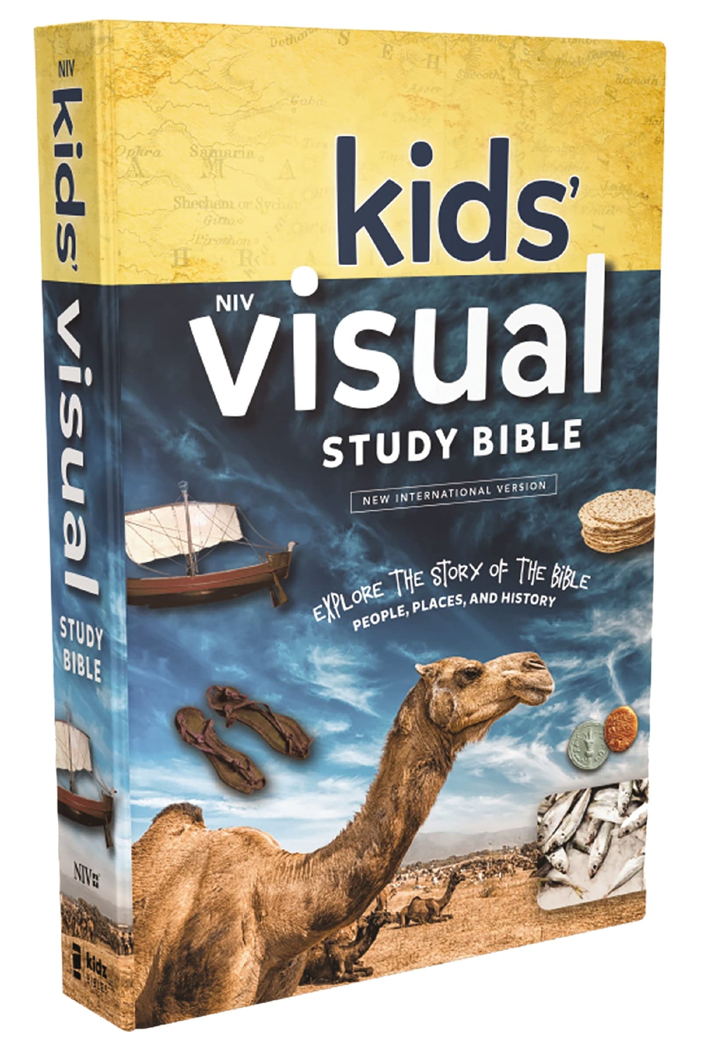 NIV, Kids' Visual Study Bible, Hardcover, Blue, Full Color I