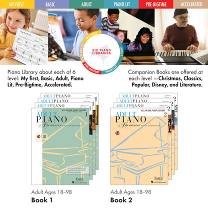 Adult Piano Adventures All-in-One Lesson Book 1 by Faber, Na