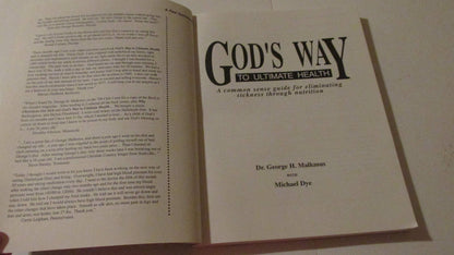 God's Way to Ultimate Health: A Common Sense Guide for Elimi