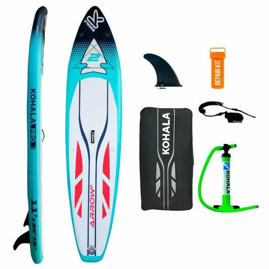Inflatable Paddle Surf Board with Accessories Kohala Arrow 2 Blue (