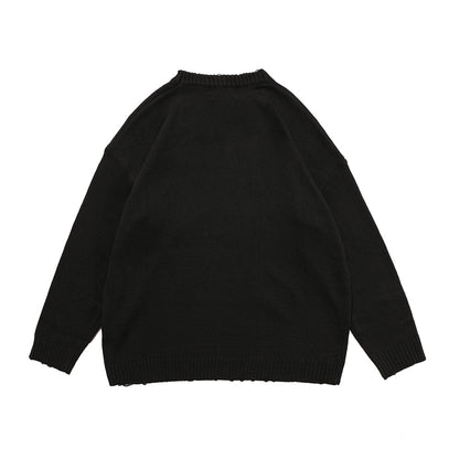 Extreme Dark Demon Knit Sweater