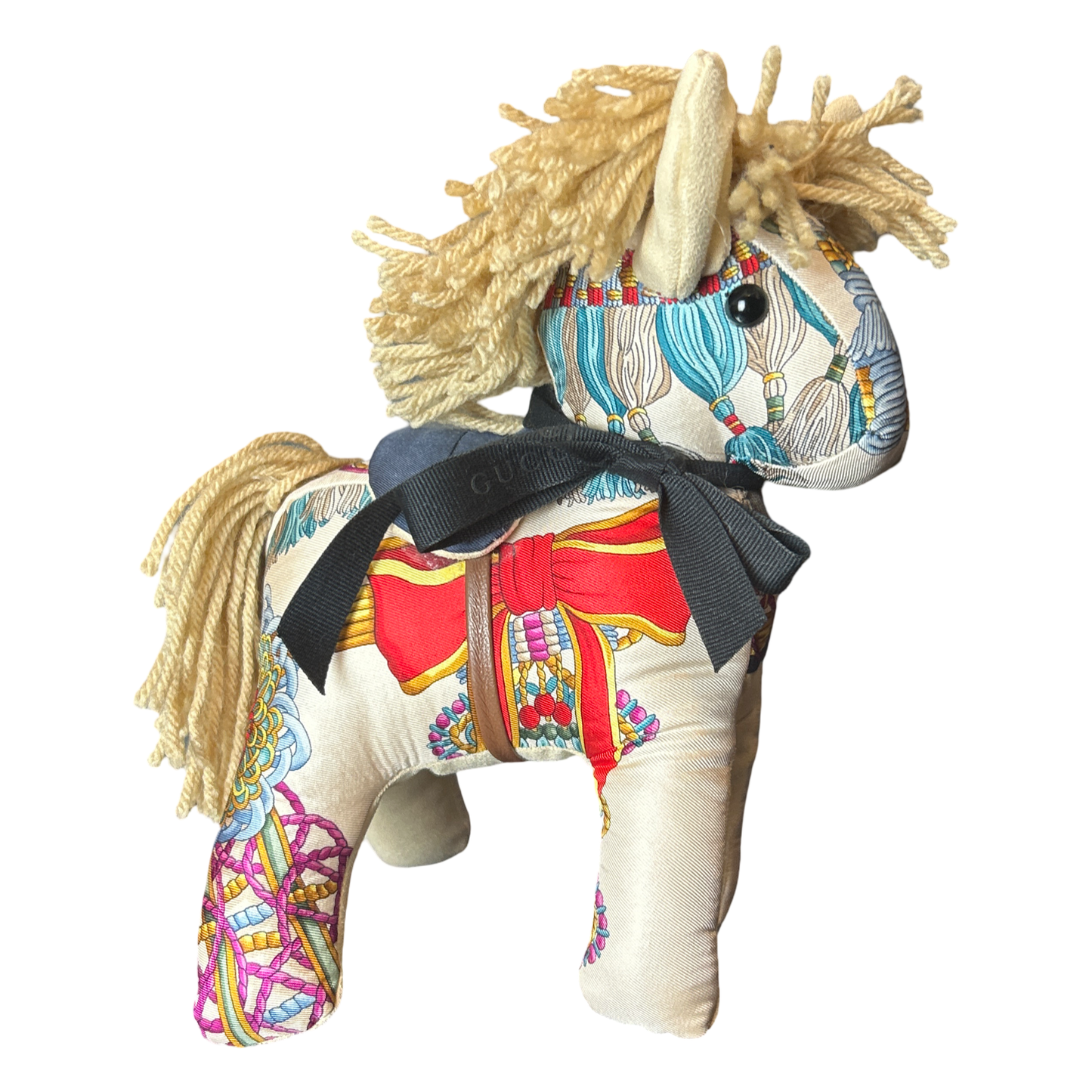Tassels Vintage Silk Scarf Noble Pony
