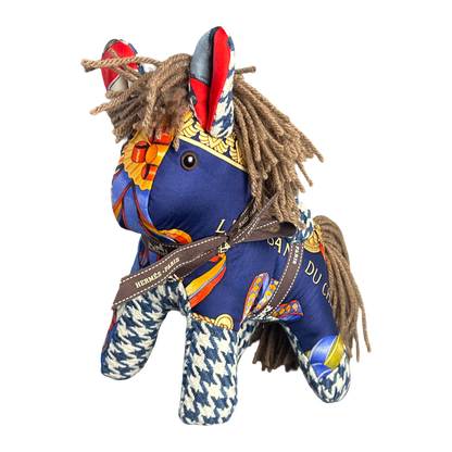 Rubans du Cheval Vintage Silk Scarf Noble Pony