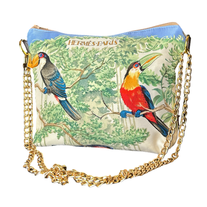 Equateur Vintage Scarf Crossbody Bag