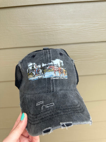 BBR Logo Crossing the River Trucker Hat - RTS