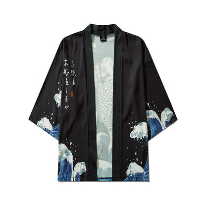 YC6327 Jumping Fish Kimono