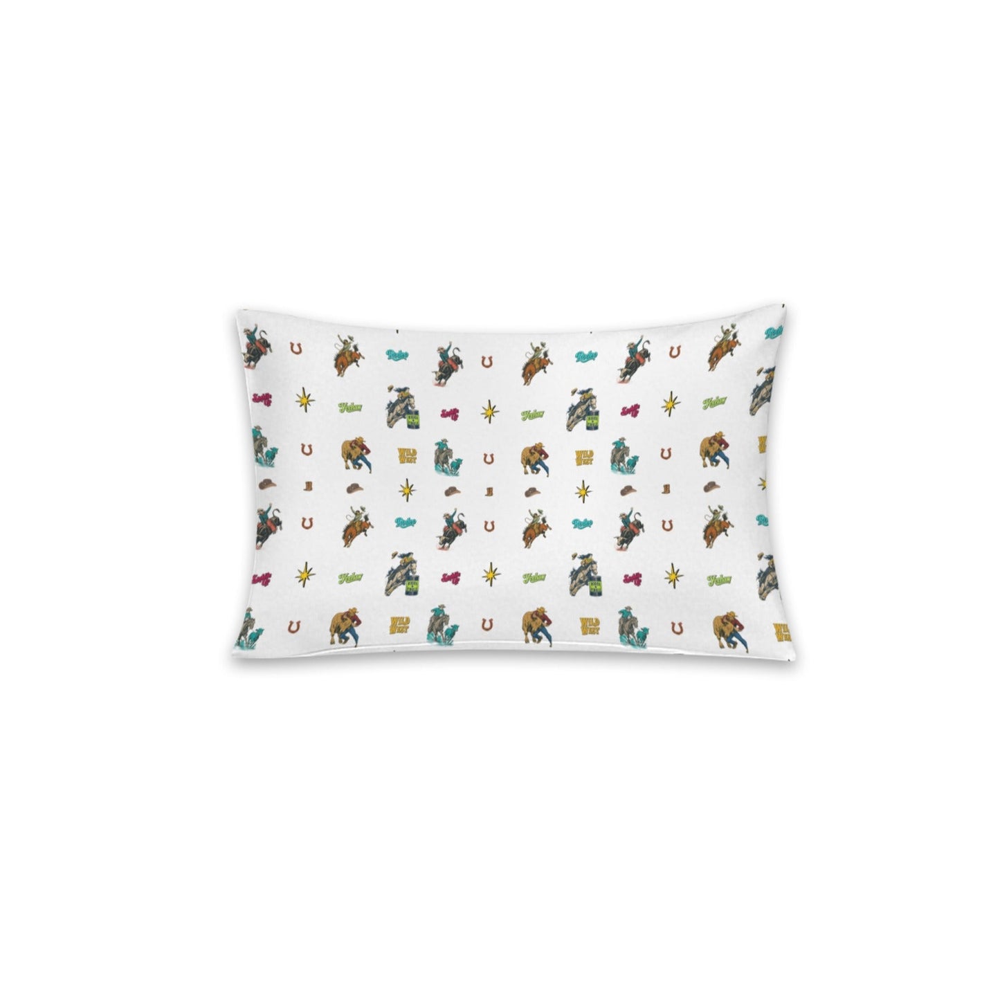 Baha Ranch the Last roundup Collage Pillow Case Made in America