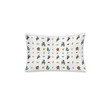 Baha Ranch the Last roundup Collage Pillow Case Made in America