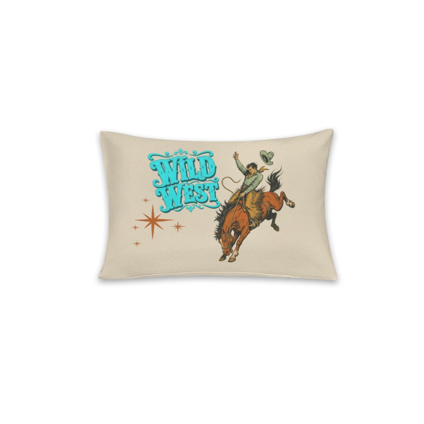 Wild West Rodeo Pop Art Western Pillow Case Made in America