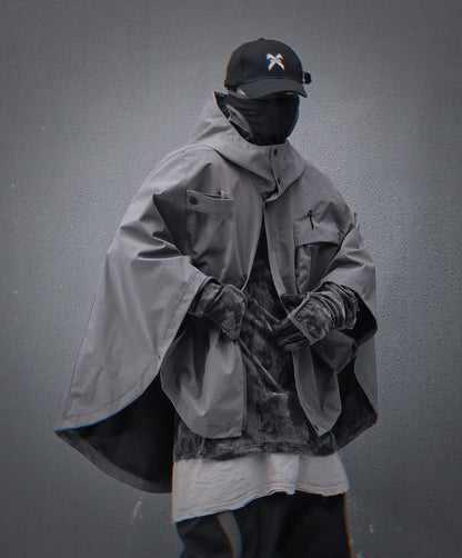HiJ40 Grey I-Tech Poncho