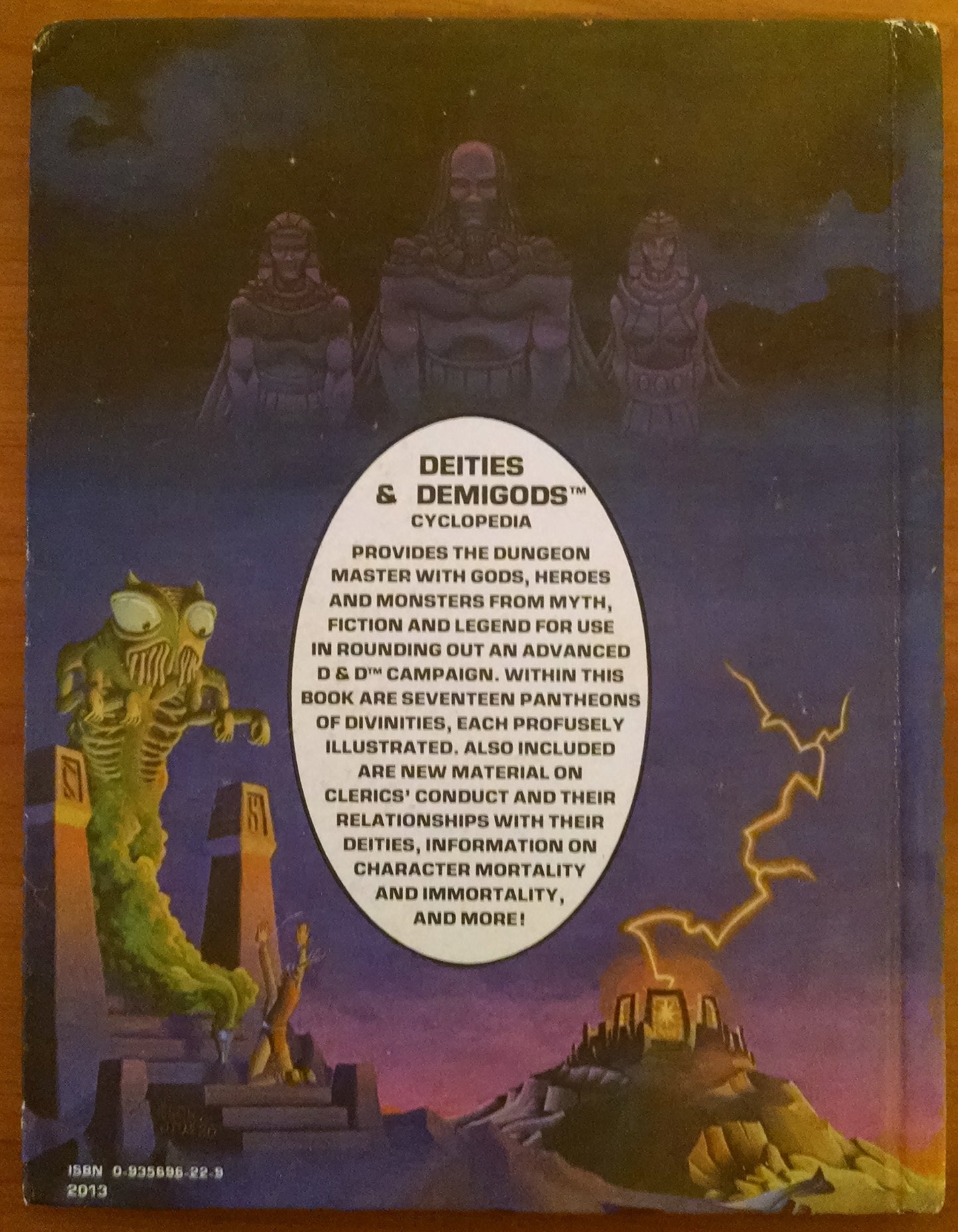 Deities & Demigods: Cyclopedia of Gods and Heroes from Myth