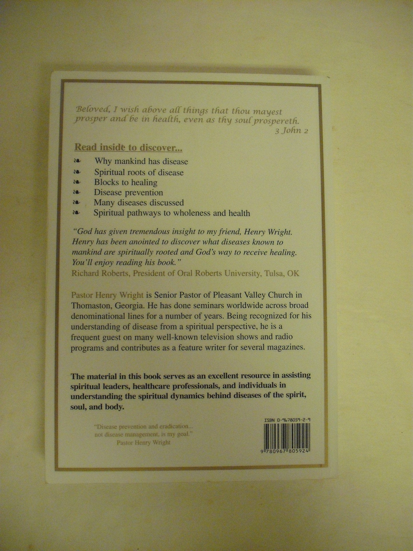 A More Excellent Way: Be in Health: Pathways of Wholeness, S