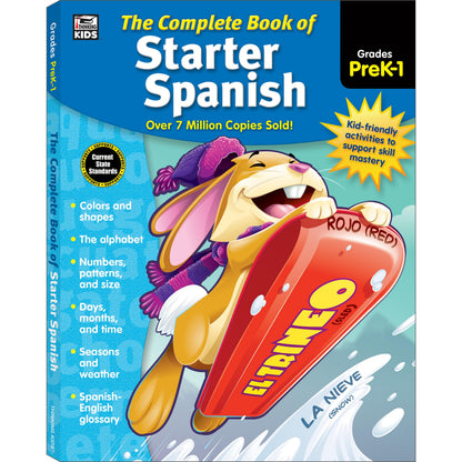 Complete Book of Starter Spanish Workbook for Kids, PreK-Gra