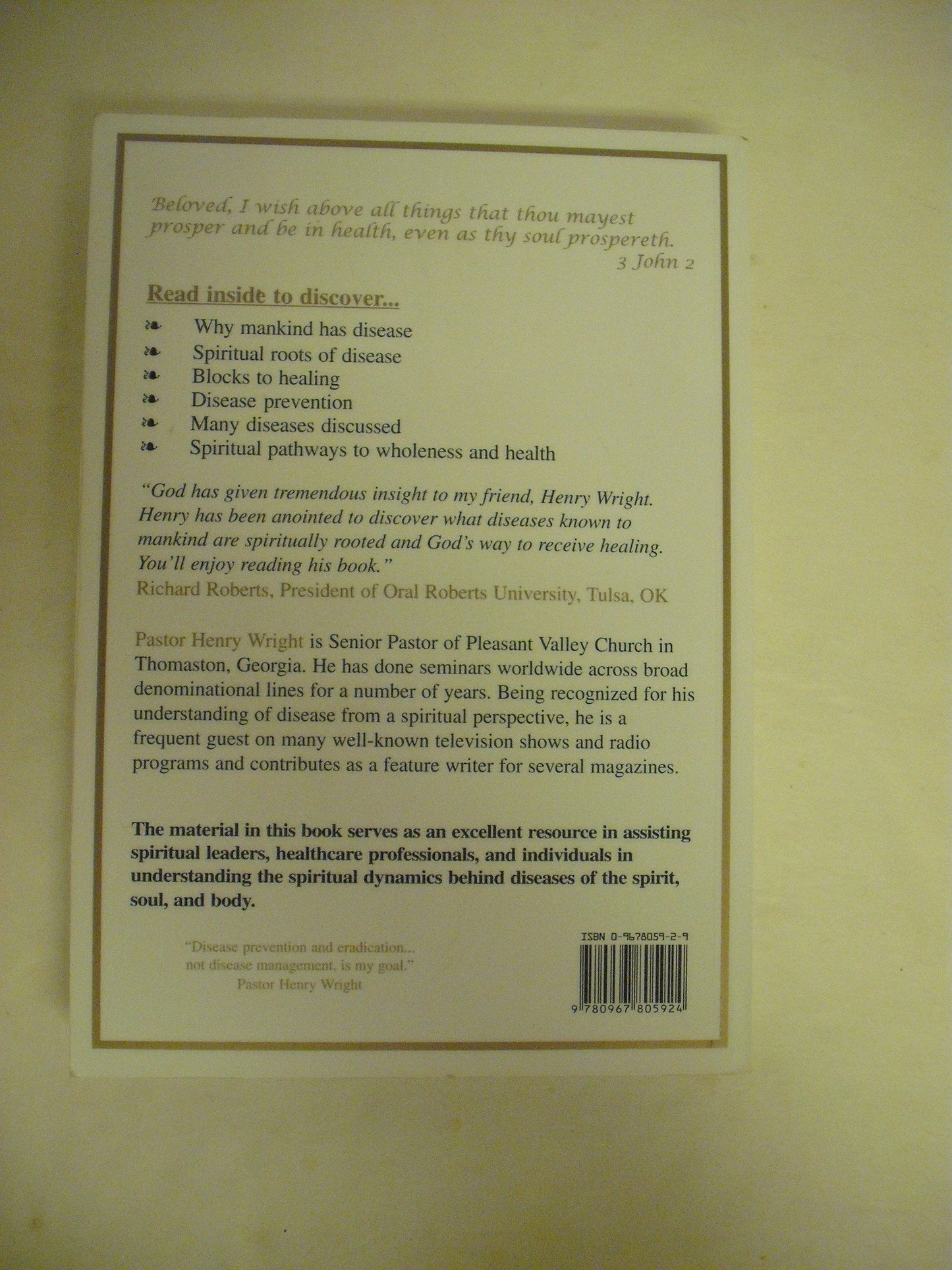 A More Excellent Way: Be in Health: Pathways of Wholeness, S