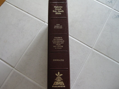 Hebrew-Greek Key Word Study Bible: New American Standard Bib