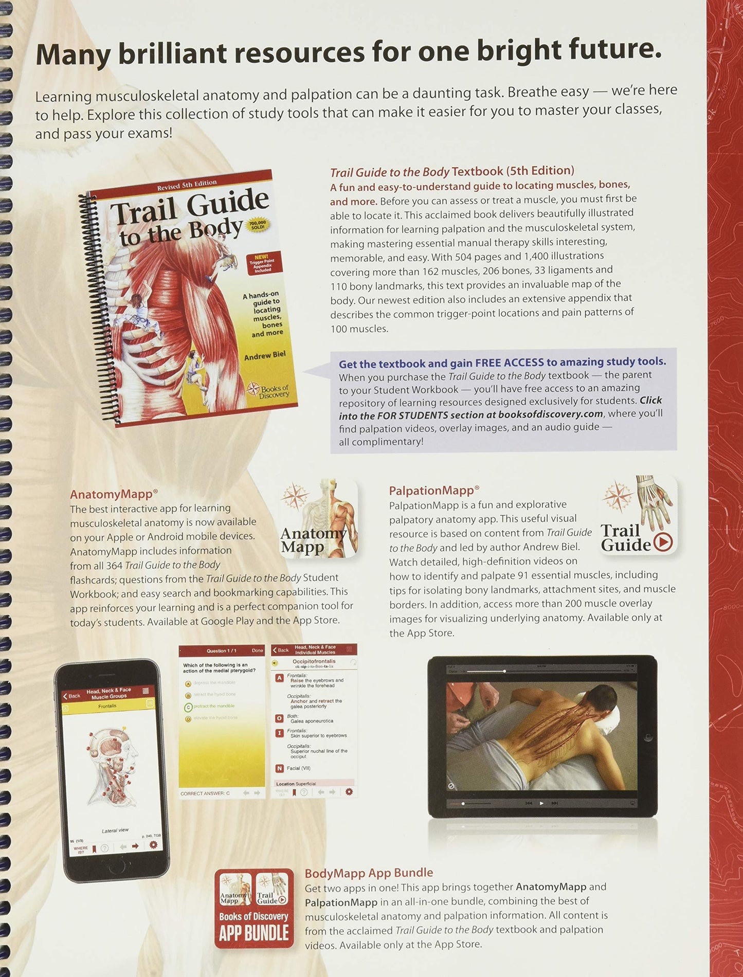 Trail Guide to the Body Workbook by Biel, Andrew